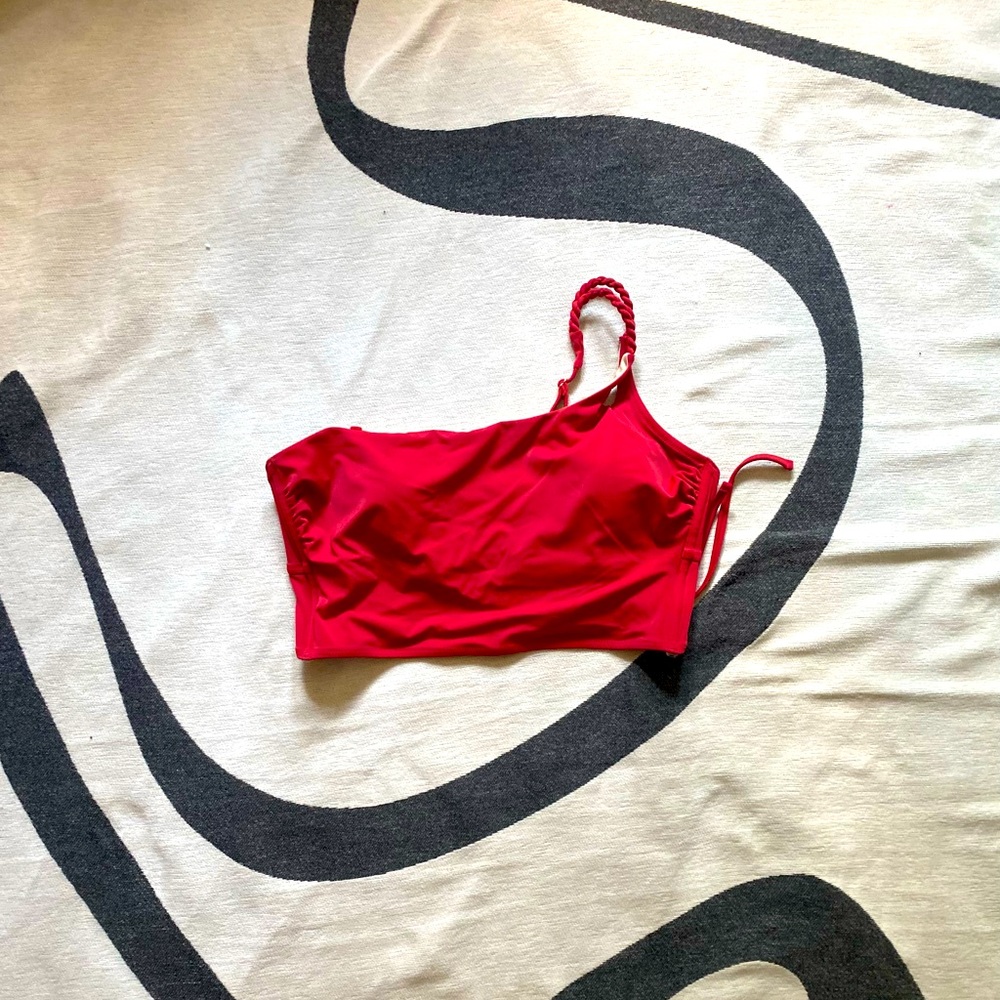 Red bikini top